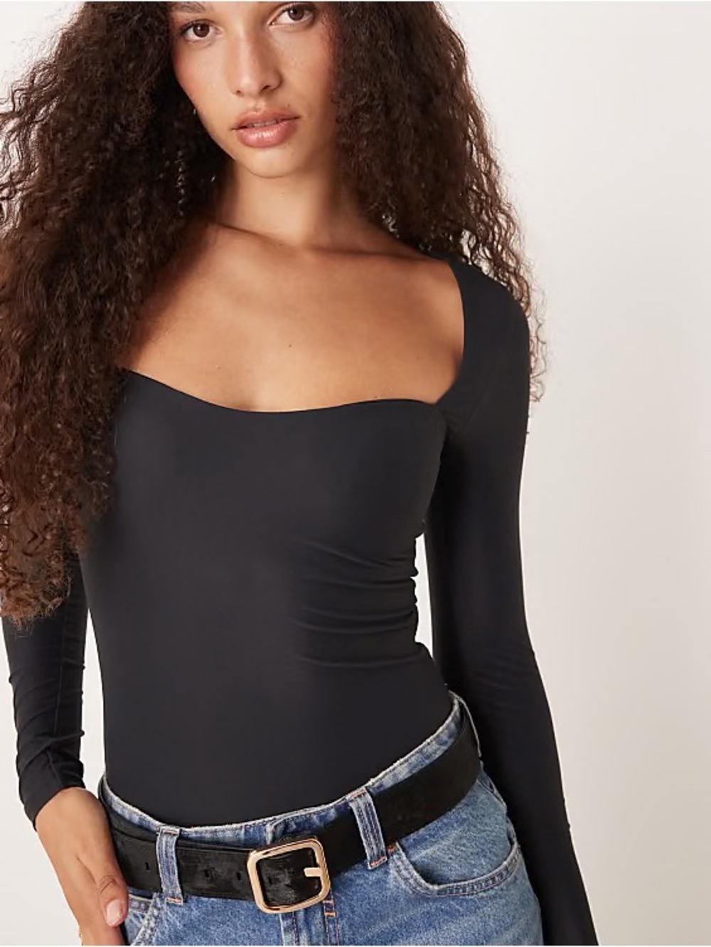 Abercrombie Square Neck Bodysuit 🖤